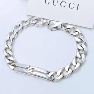 GUCCI - ＊17 グッチ GUCCI 925 ブレスレット シルバー 喜平チェーン