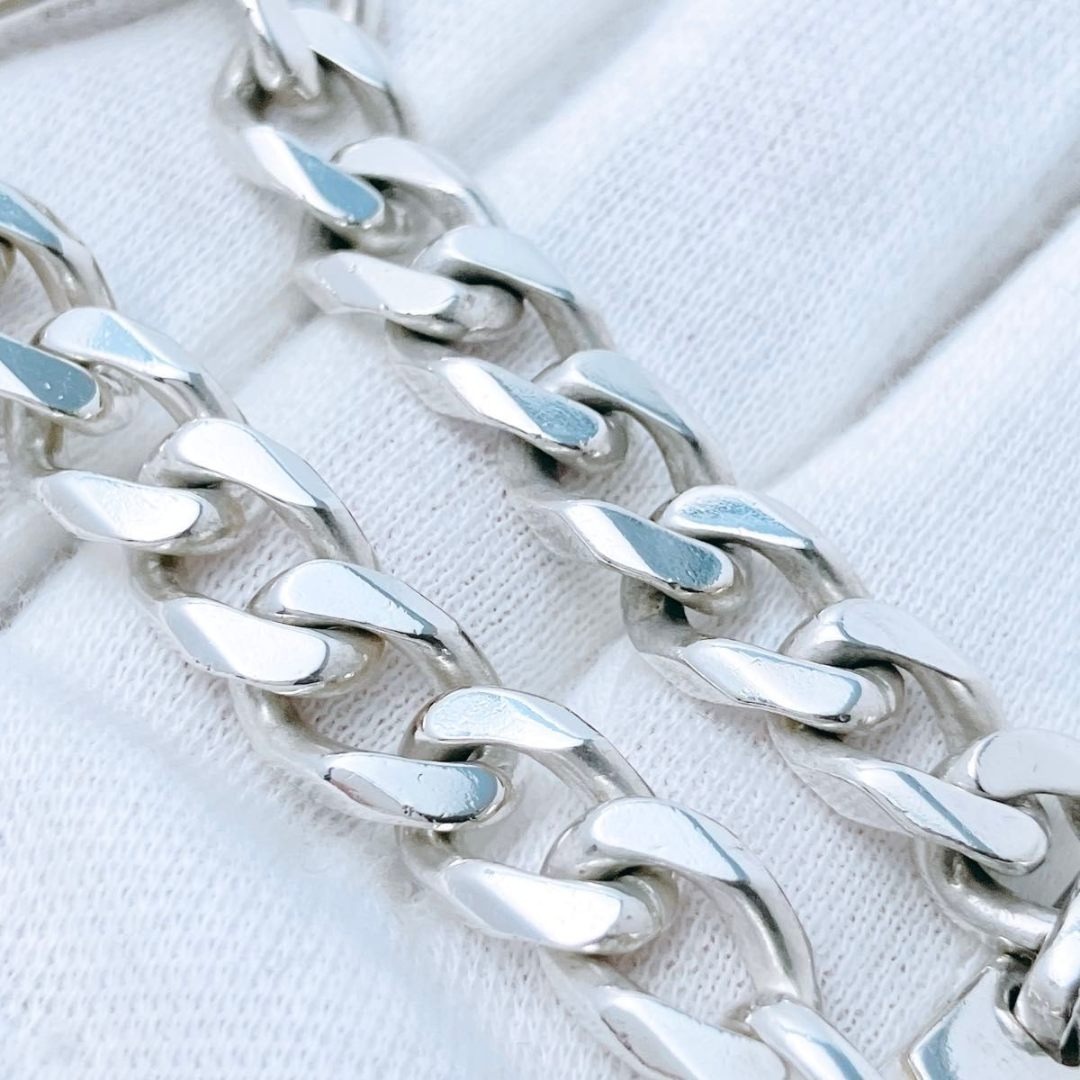 GUCCI - ＊17 グッチ GUCCI 925 ブレスレット シルバー 喜平チェーン