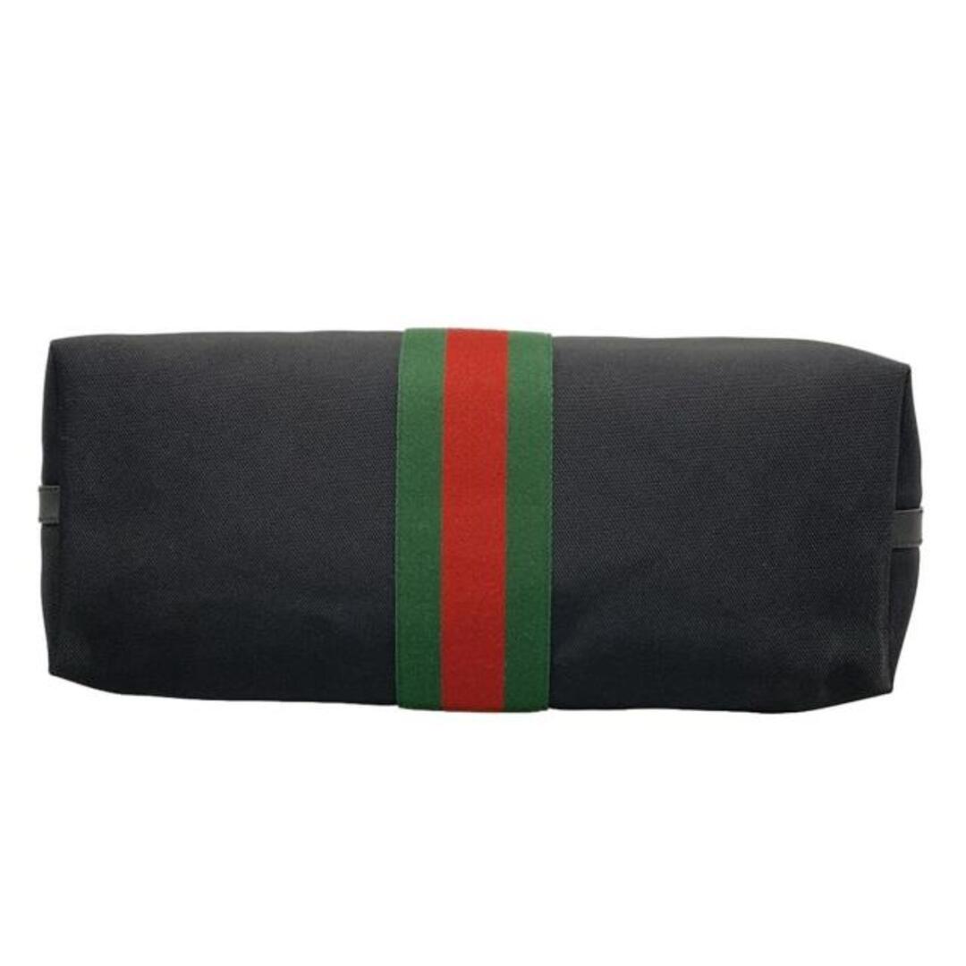 GUCCI - GUCCI(グッチ) ボストンバッグ シェリー(ウェブ) 619750 黒