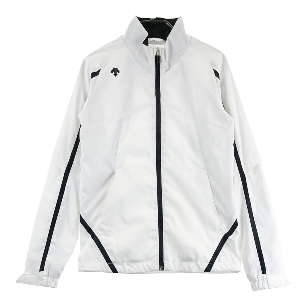 サイズ：S DESCENTE GOLF デサントゴルフ ジップジャケット ホワイト系