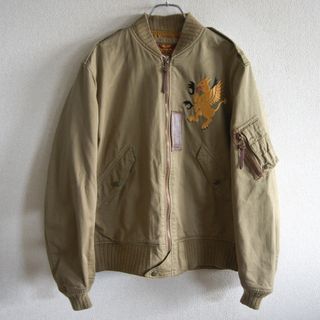 KHAKIスリーブギャザーオーバーサイズ MA-1ジャケット新品g-dragonの