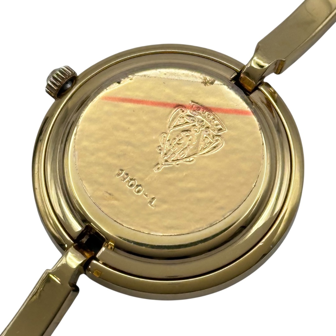 GUCCI - グッチ GUCCI チェンジベゼル 1100-L ホワイト メッキ