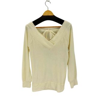 LIZ LISA - lizlisaポンポンリボンレースヨークニットトップスの通販