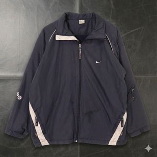 NIKE - 【 XL 】NEON HBR WOVEN JACKET BIG SWOOSHの通販 by Peace