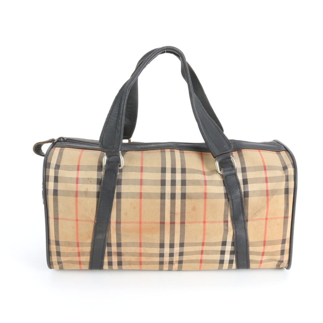 BURBERRY - バーバリー ノバ チェック ミニ ボストン レザー