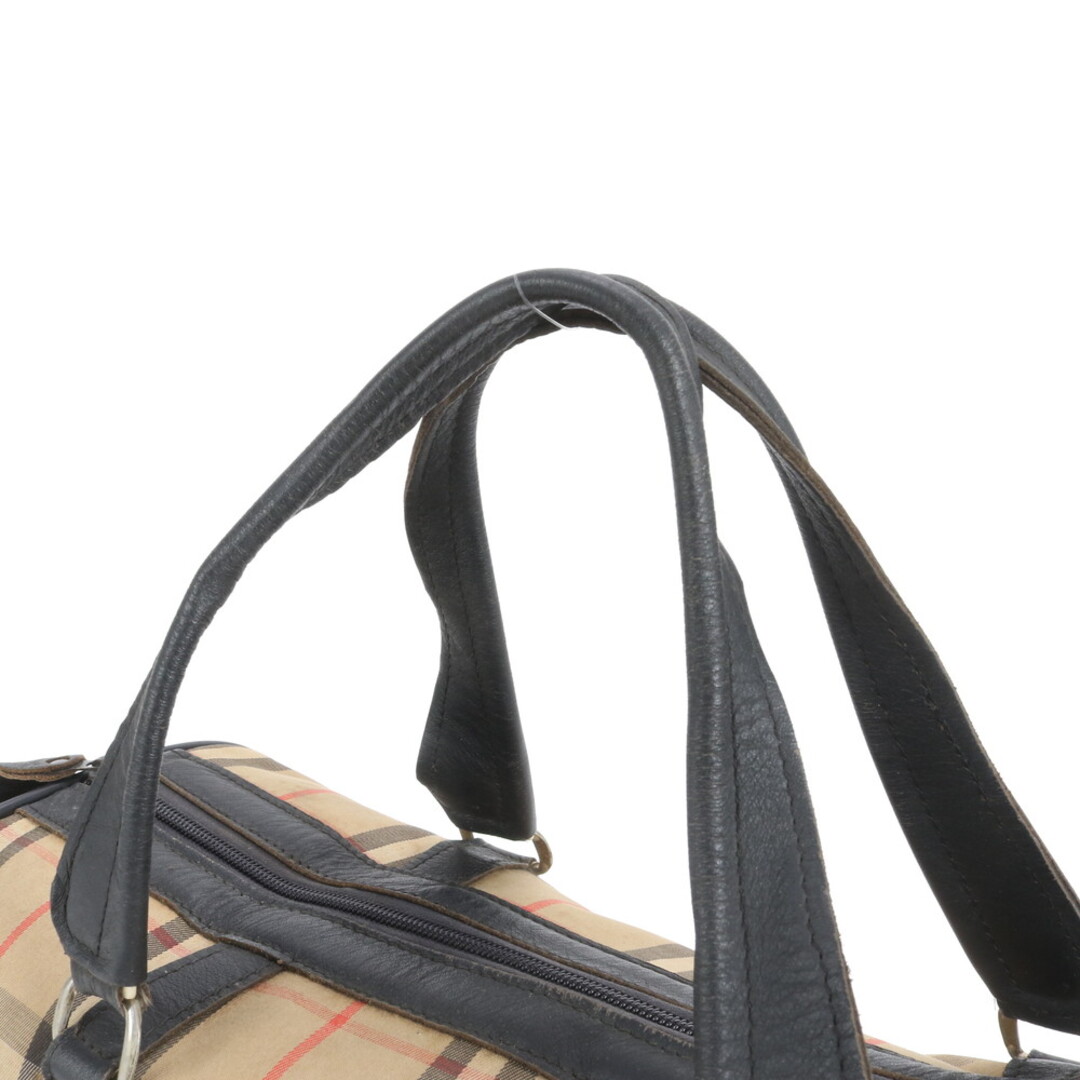 BURBERRY - バーバリー ノバ チェック ミニ ボストン レザー