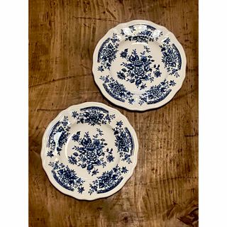 Blue Danube ブルーダニューブ 皿 サラダプレート22cm 3枚組の通販 by