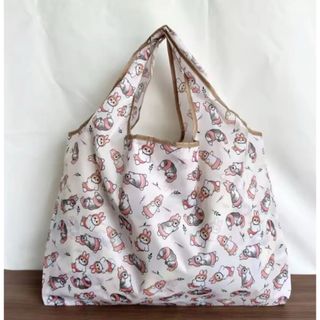 SUSAN BIJLスーザンベル限定コラボエコバッグLサイズ シルバー SDGsの