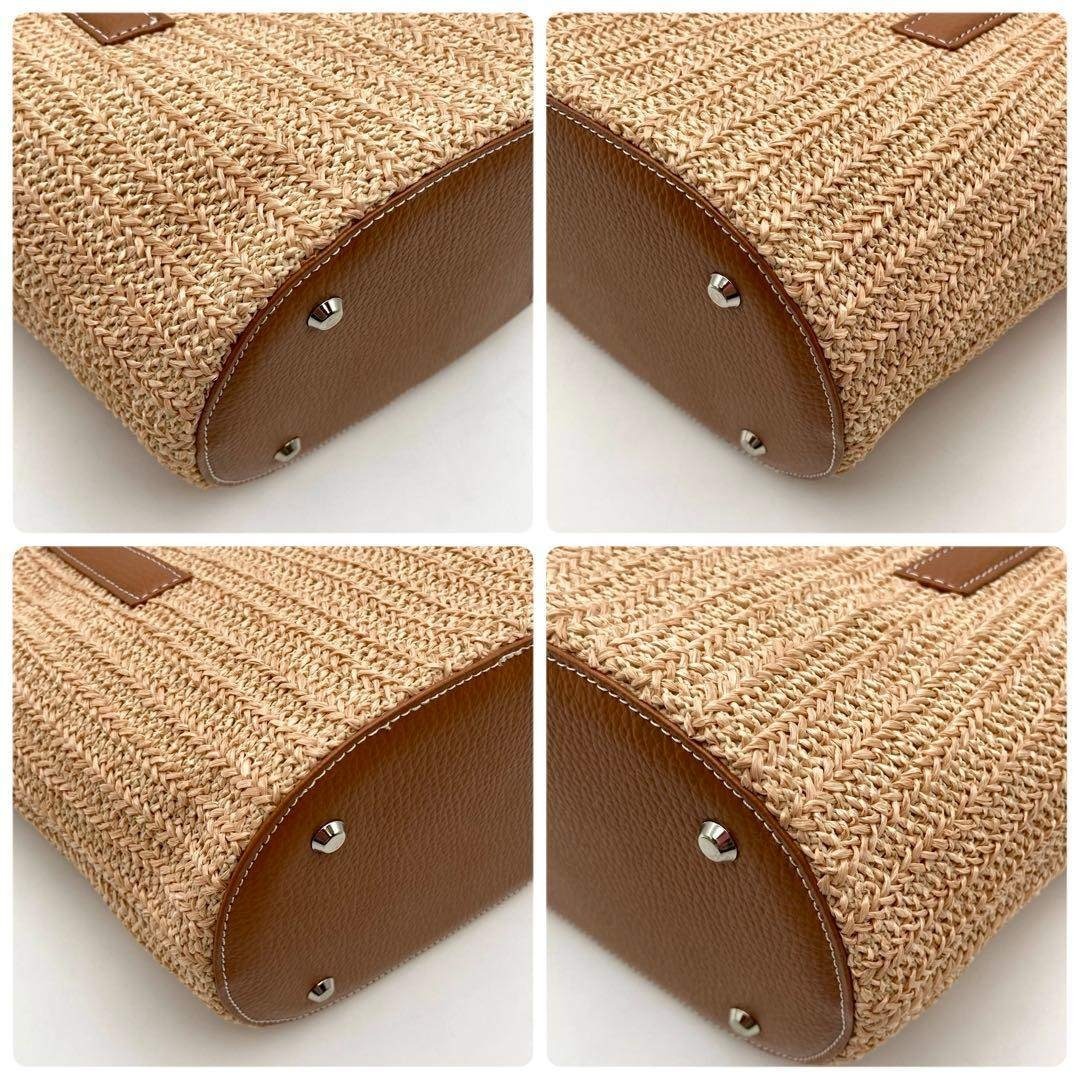 濱野皮革工藝/HAMANO - 現行！未使用級✨傳濱野 バスケットバッグ