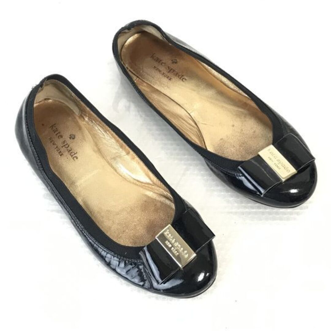 ケイトスペード/kate spade☆パンプス/カッターシューズ【22.0程度/黒