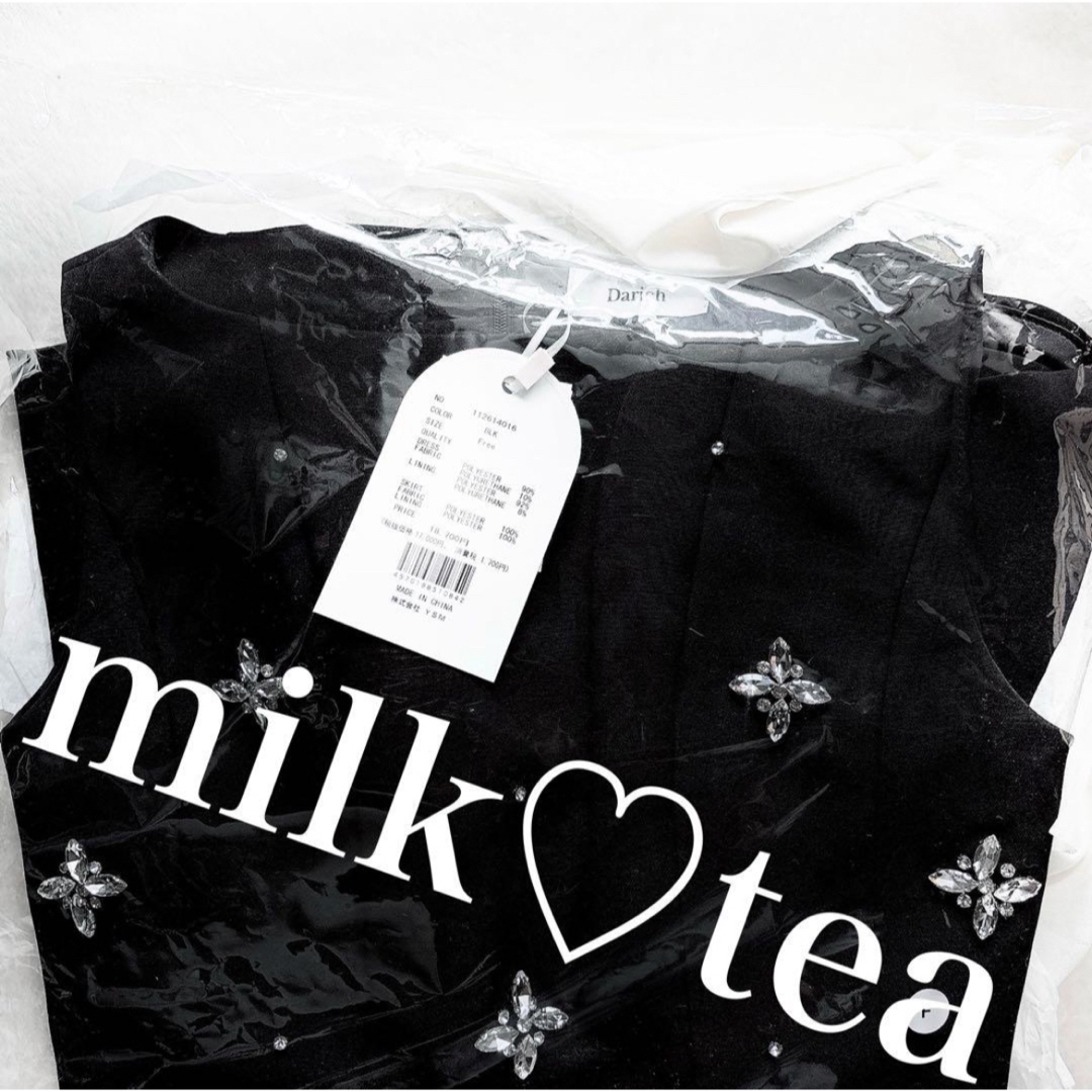 Darich - 新品タグ付 ダーリッチ ビジューフレアバルーンミニドレス