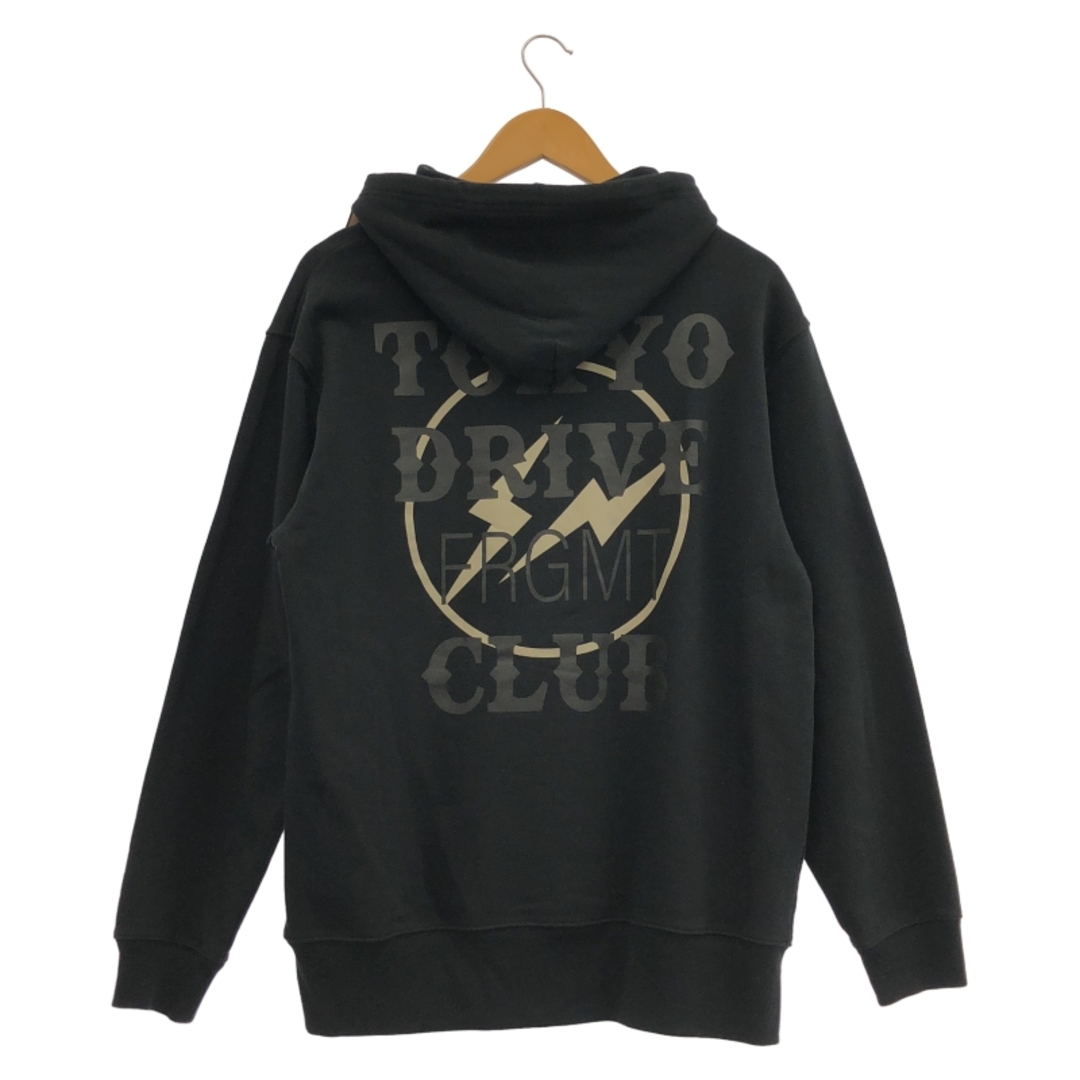 中古】TOKYO DRIVE CAR CLUB パーカー サイズL 黒 トーキョードライブ