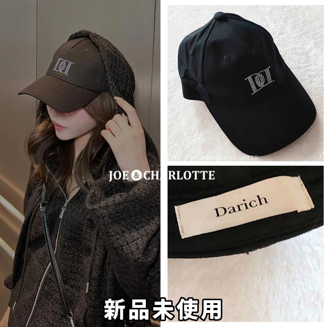 Darich - 新品 ダーリッチ darich クリスタルロゴキャップ BLK