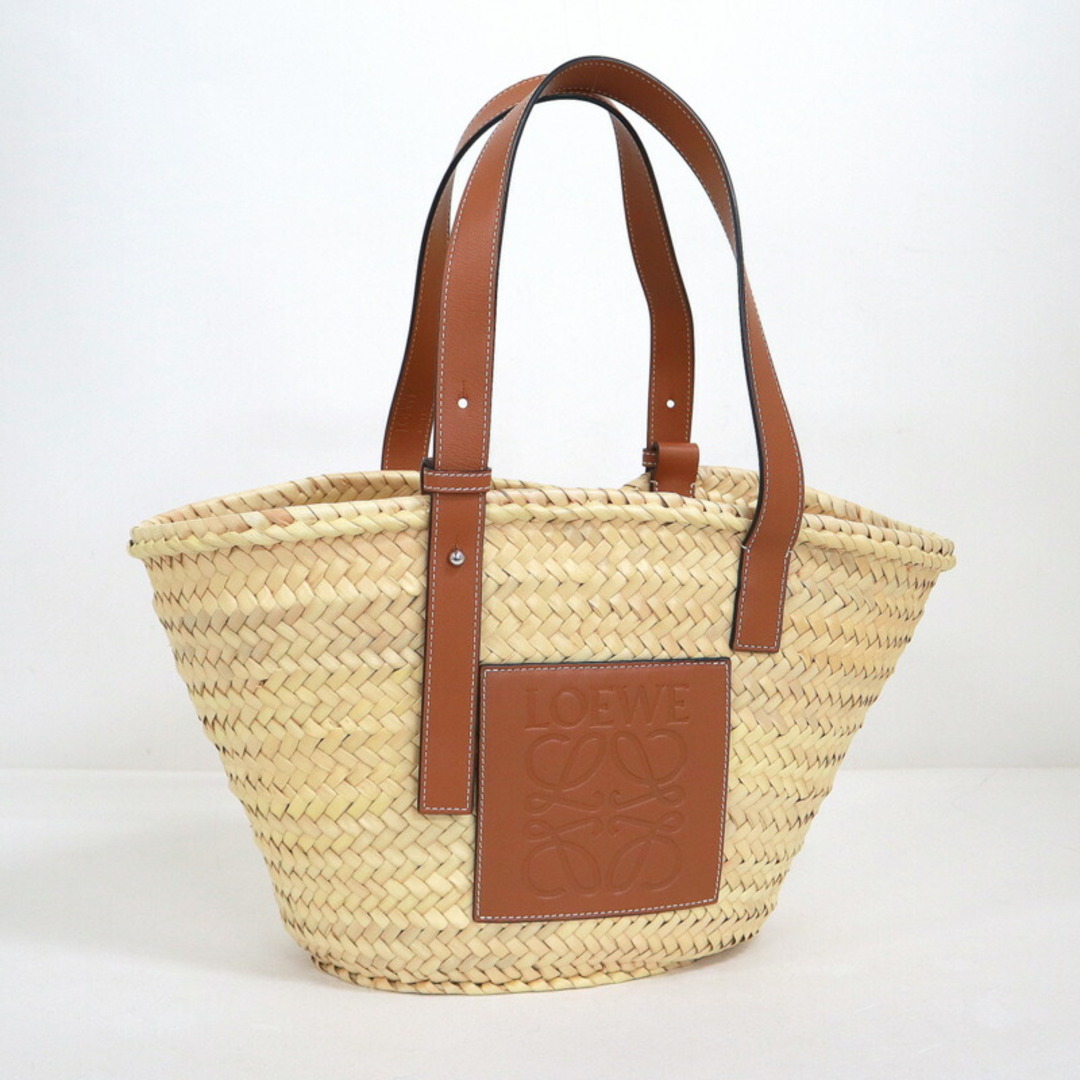 LOEWE - LOEWE ロエベ かごバッグ ミディアム ヤシの葉×レザー