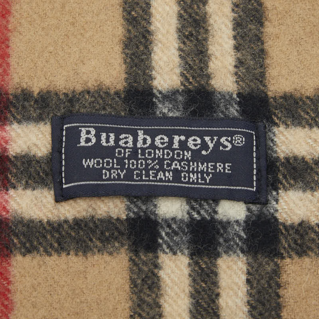 BURBERRY - 美品 バーバリー ノバチェック マフラー カシミヤ100
