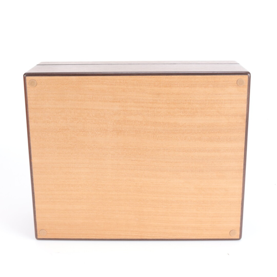 HERMES - 極美品 エルメス ジュエリーボックス ウッド レザー