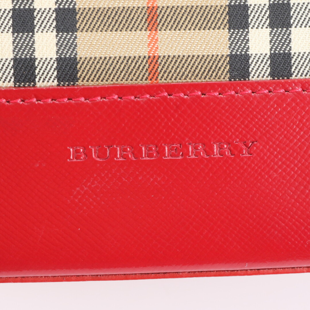 BURBERRY - 美品 バーバリー ノバ チェック レザー キャンバス ワン