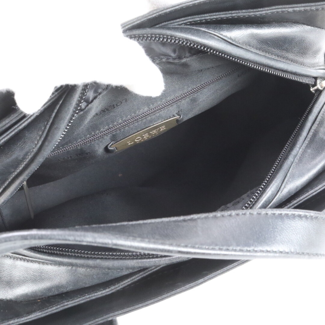 LOEWE - 美品 ロエベ アナグラム レザー ハンドバッグ トート 本革