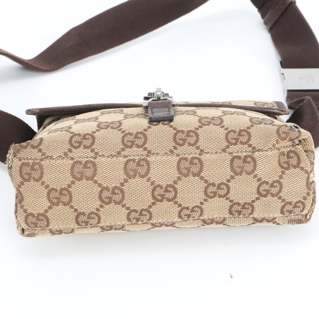 GUCCI - グッチ GGキャンバス 92543 レザー 2WAY ボディバッグ 斜め