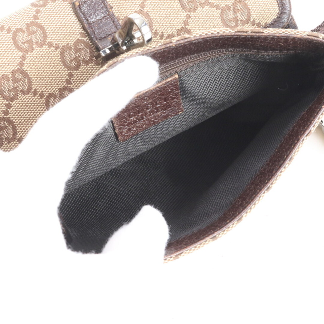 GUCCI - グッチ GGキャンバス 92543 レザー 2WAY ボディバッグ 斜め