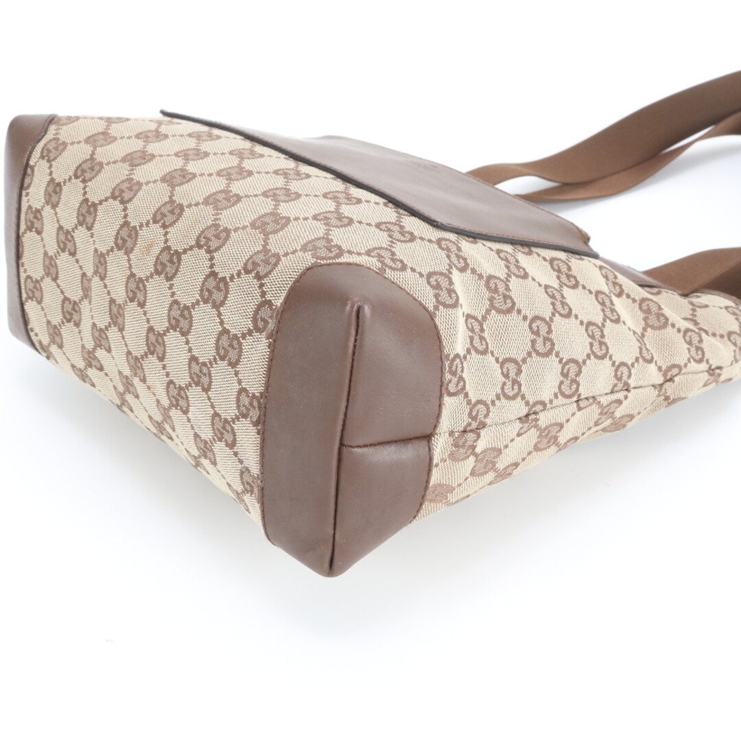 GUCCI - 美品 グッチ GGキャンバス 28893 レザー トート バッグ 肩掛け