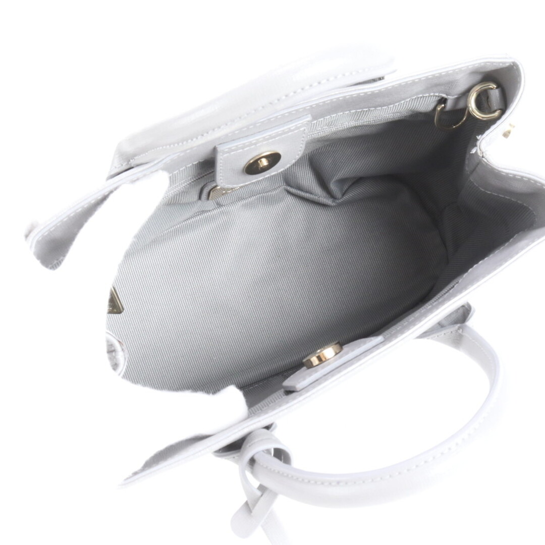 FURLA - 美品 フルラ リンダ レザー ハンドバッグ トート 本革 グレー