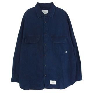 W)taps - WTAPS ベースボールシャツ LEAGUE /FLANNEL GRAY X03の通販