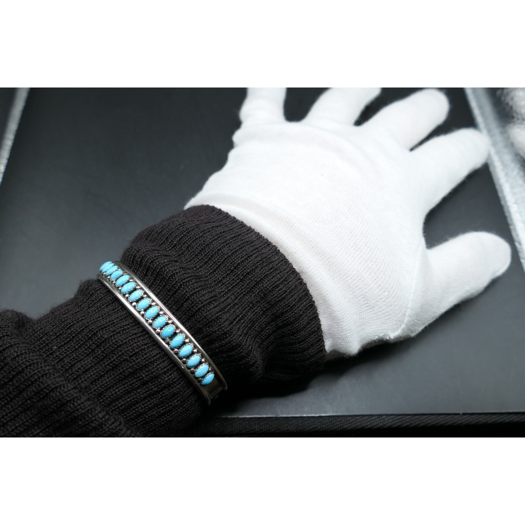INDIAN JEWELRY - 未使用 ナバホ パトリックヤジー ターコイズ