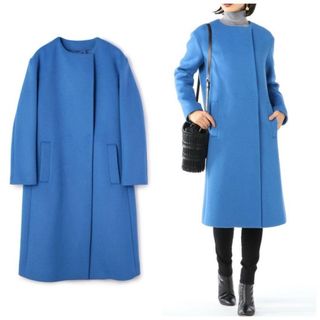 yori チェックコート【サイズ38】の通販 by icecream's shop｜ラクマ