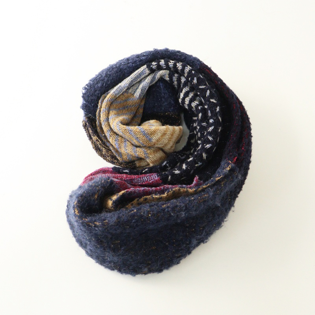 パラスパレス Pal'las Palace ヌメ nume パッチワーク ニット スヌード