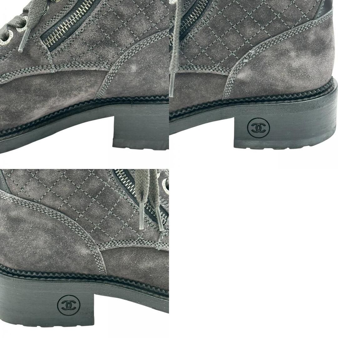 CHANEL - シャネル CHANEL ココマークスエードショートブーツ G33769