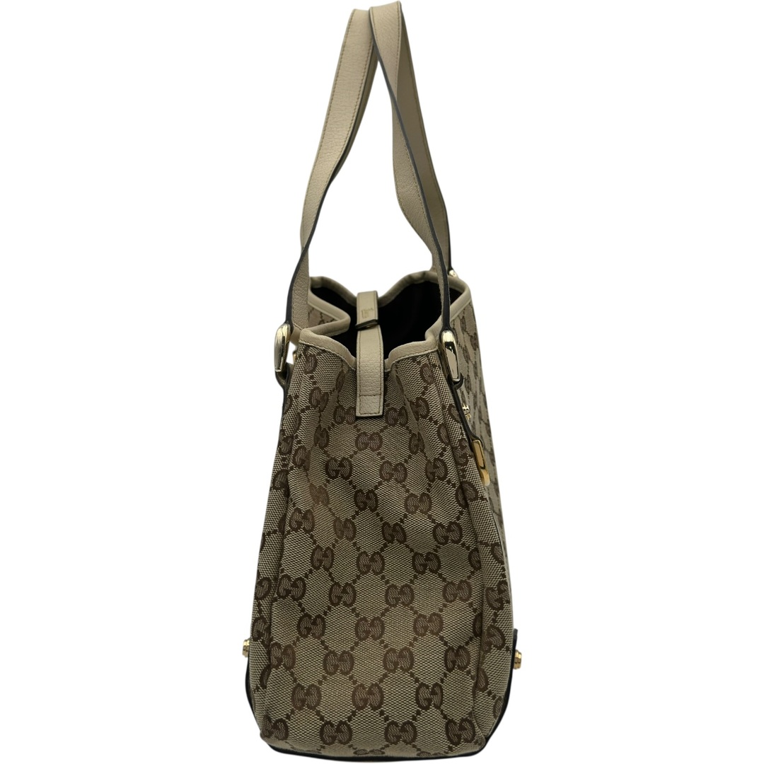 GUCCI - グッチ GUCCI アビー トートバッグ 130736 アイボリー GG