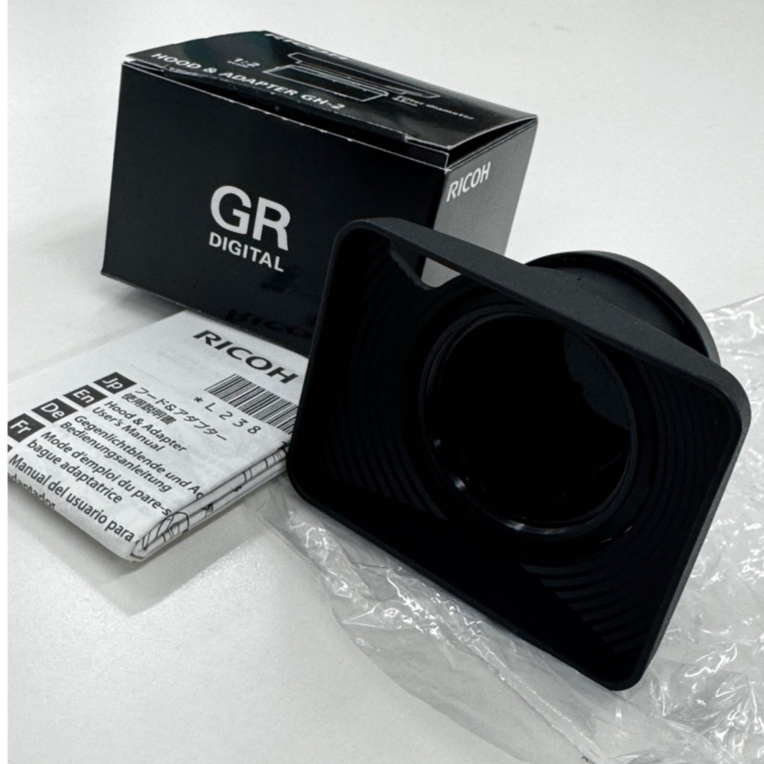 RICOH - RICOH GR DIGITAL Ⅲ Ⅳ 専用 フード&アダプター GH-2 の通販