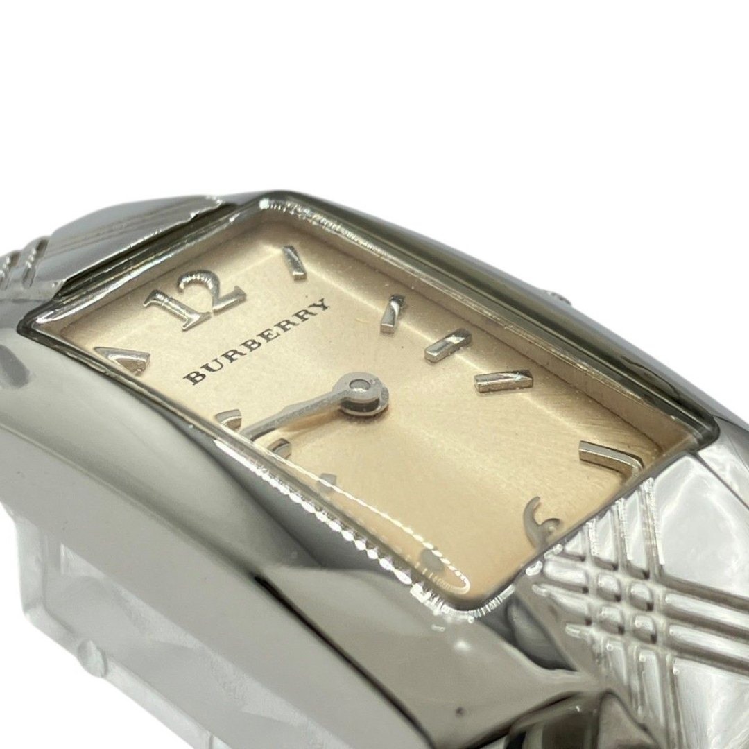 BURBERRY - BURBERRY 腕時計 BU4212 スクエア シルバー クォーツ 稼働