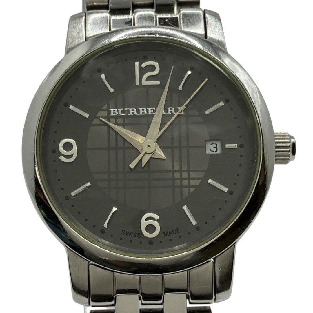 BURBERRY - バーバリー 腕時計 BU1307 デイト ノバチェック 黒文字盤