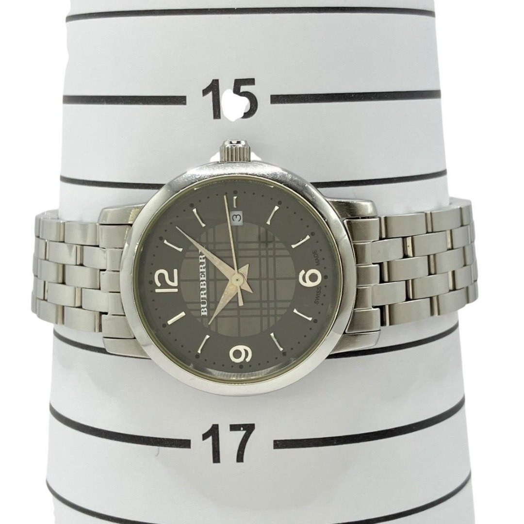 BURBERRY - バーバリー 腕時計 BU1307 デイト ノバチェック 黒文字盤