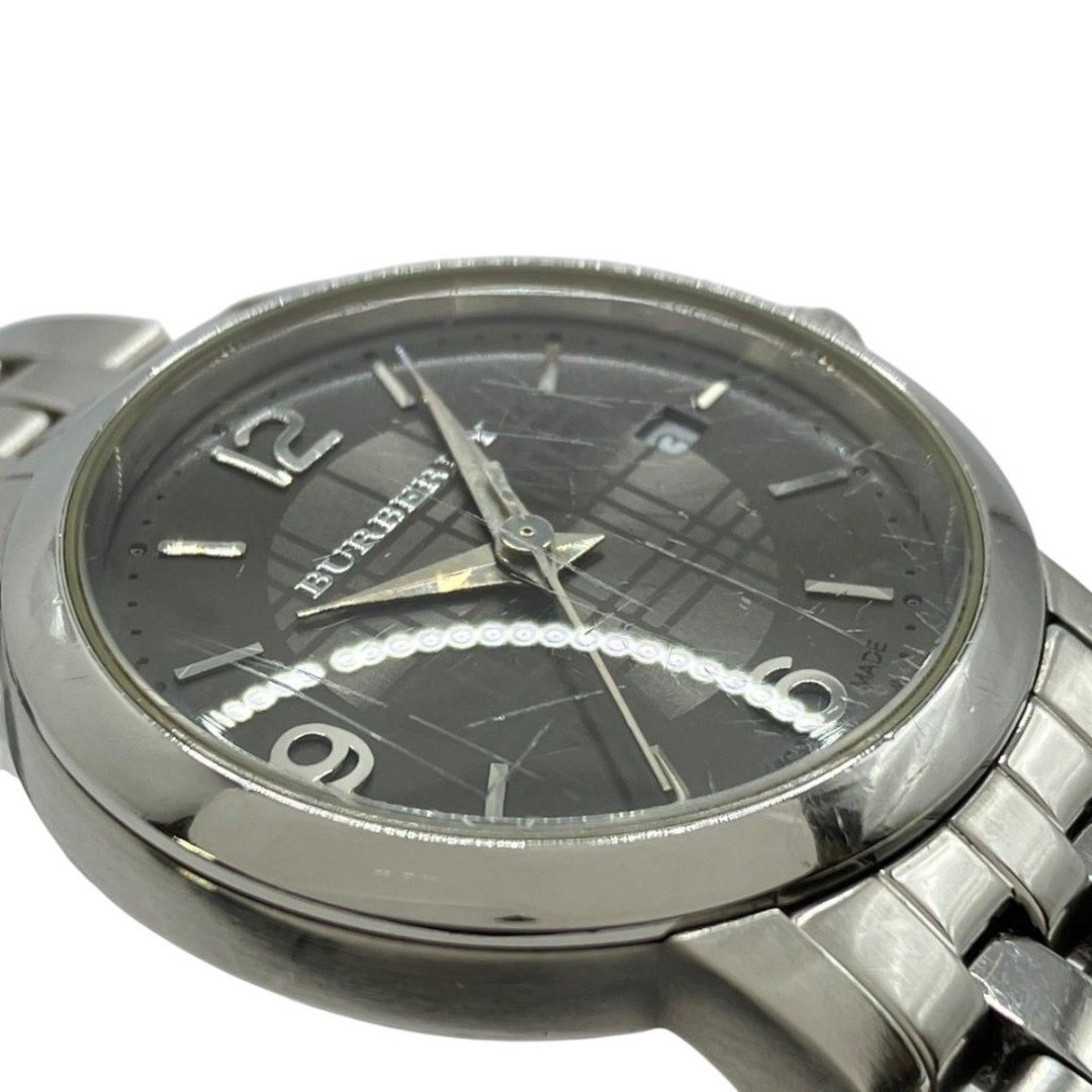 BURBERRY - バーバリー 腕時計 BU1307 デイト ノバチェック 黒文字盤