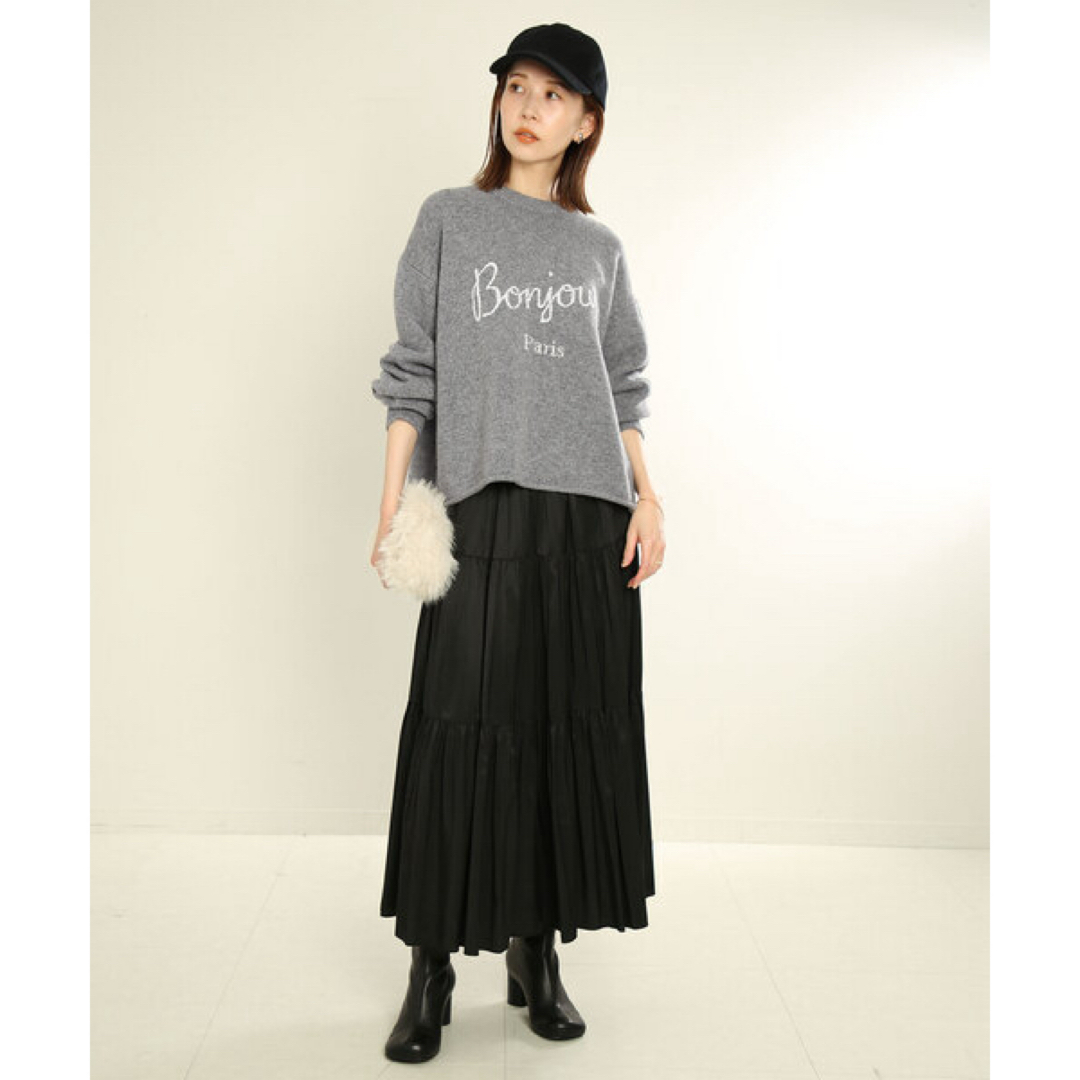 SLOBE IENA - スローブイエナ Bonjour paris ロゴニットの通販 by お