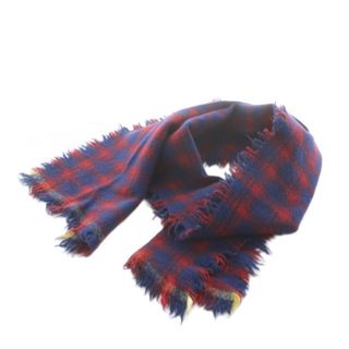 45R - 45R✨45rpm 縮絨ウール 水玉 ドット柄 バイカラー ストール