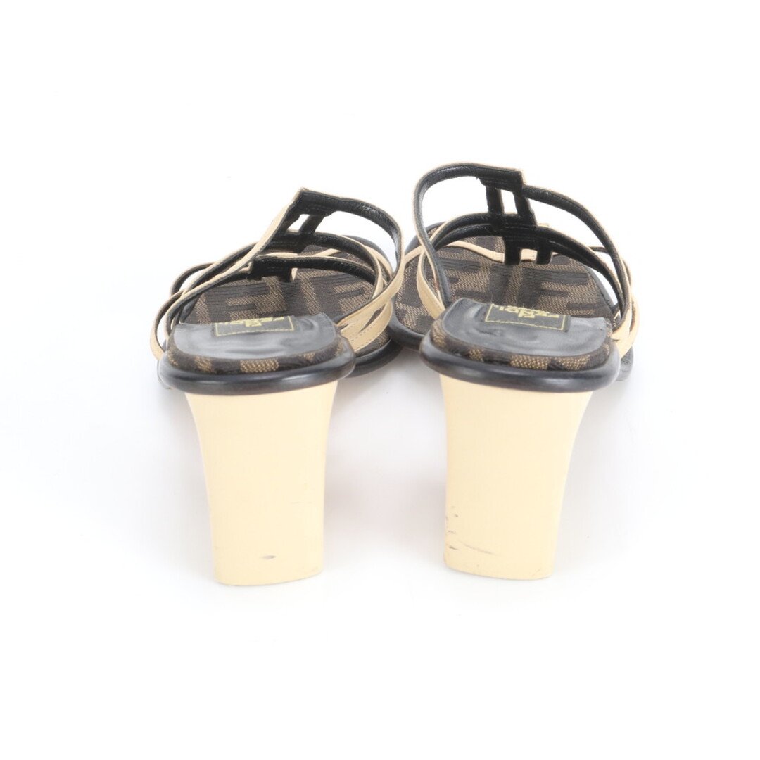 FENDI - フェンディ ズッカ ミュール サンダル 35 FF ヒール 靴