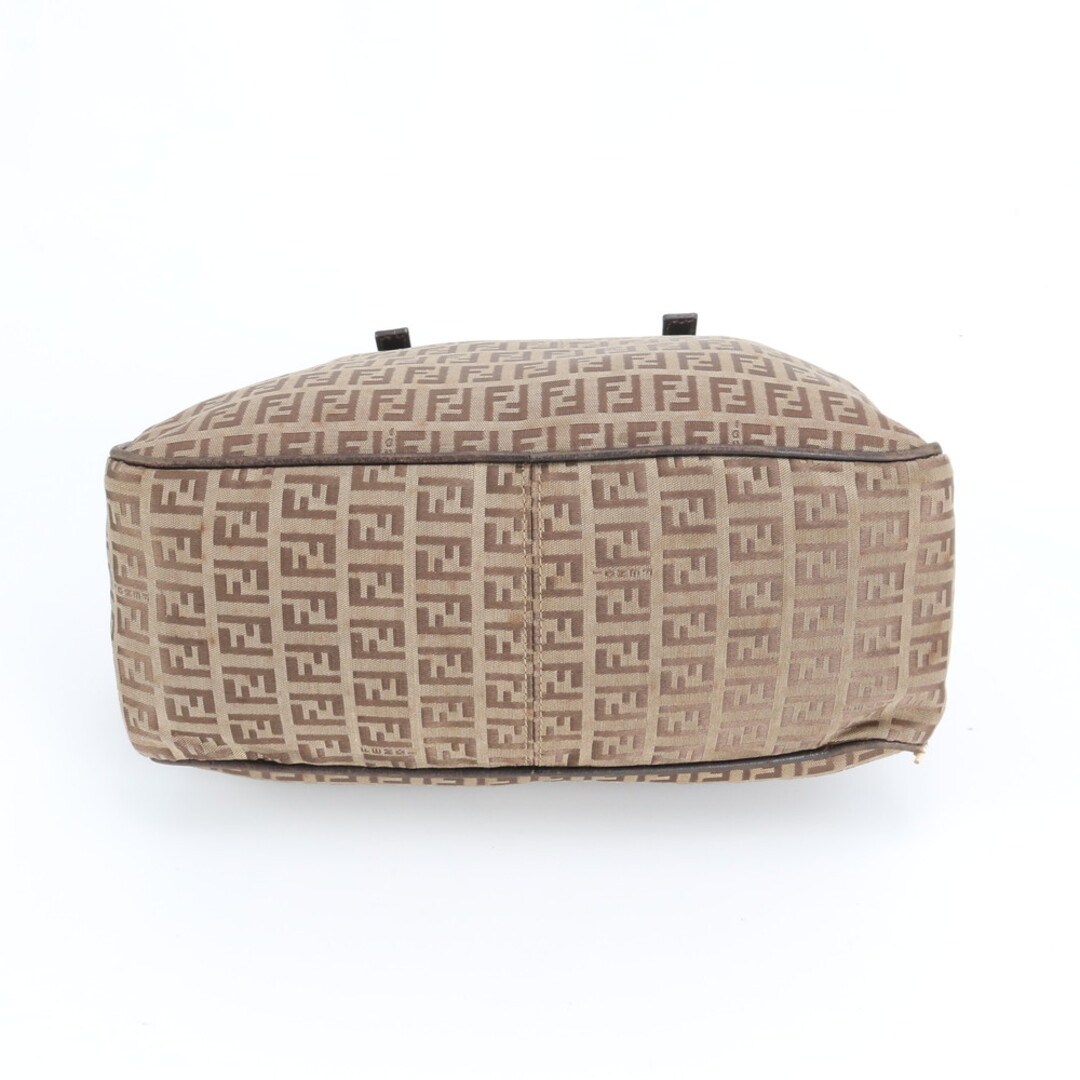 FENDI - フェンディ ズッキーノ FF レザー キャンバス トート バッグ