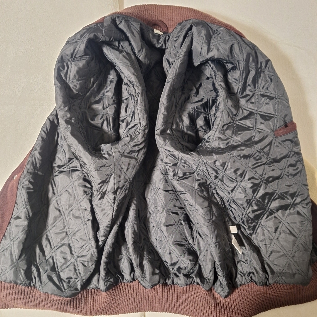 UNIQLO - OLD UNIQLO レザー切り替えスタジャン 牛革 XLサイズ