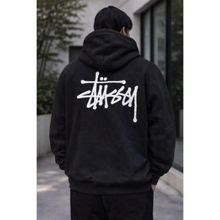 STUSSY - ステューシー パーカー 大阪限定 ブラック フード付きの通販