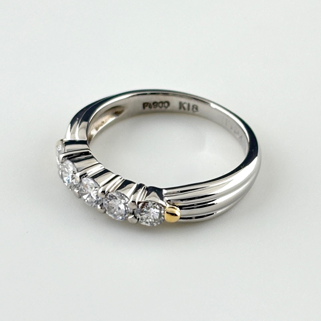 メレダイヤ デザインリング 7.5号 Pt900 【中古】の通販 by バイセル