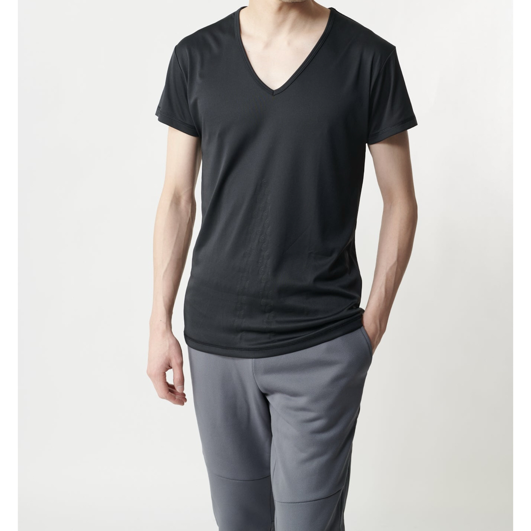 新品 リライブ メンズ インナー＆スパッツ L セットアップ 黒 Reliveの