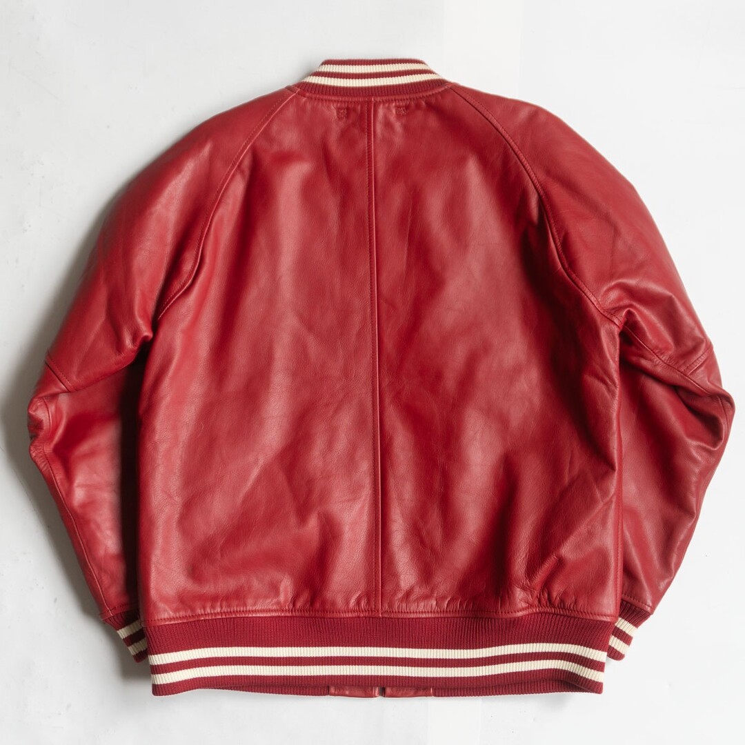 AVIREX - 【美品/ビッグサイズ】AVIREX【レザー ジップ スタジャン