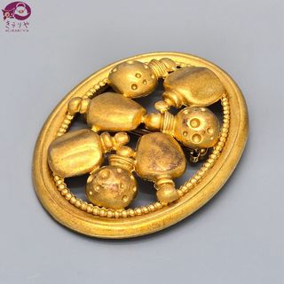 イタリア Donadio ドナディオ カメオ ブローチ ( ペンダントトップ )の