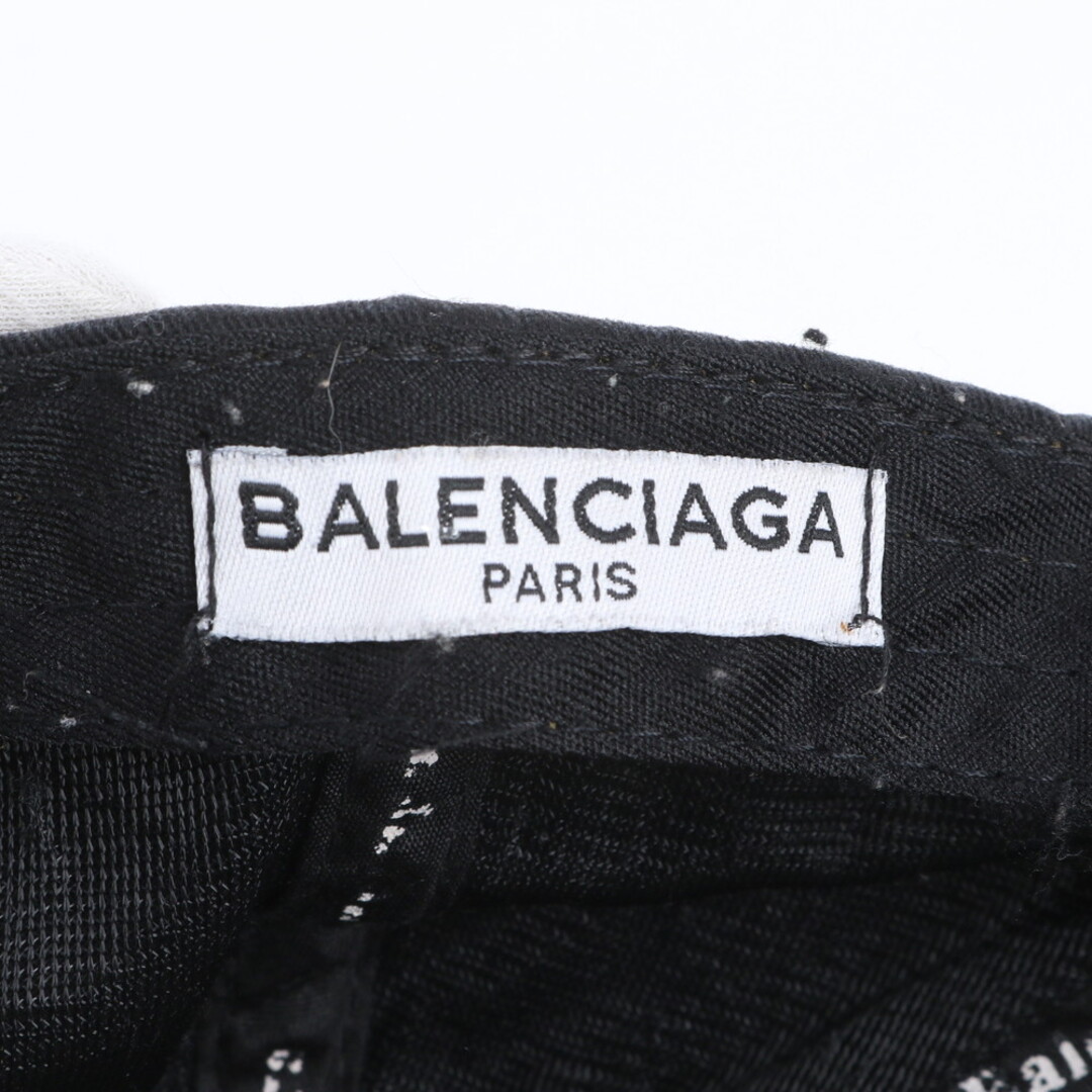 BALENCIAGA - バレンシアガ 刺繍 ロゴ ベースボール キャップ 帽子