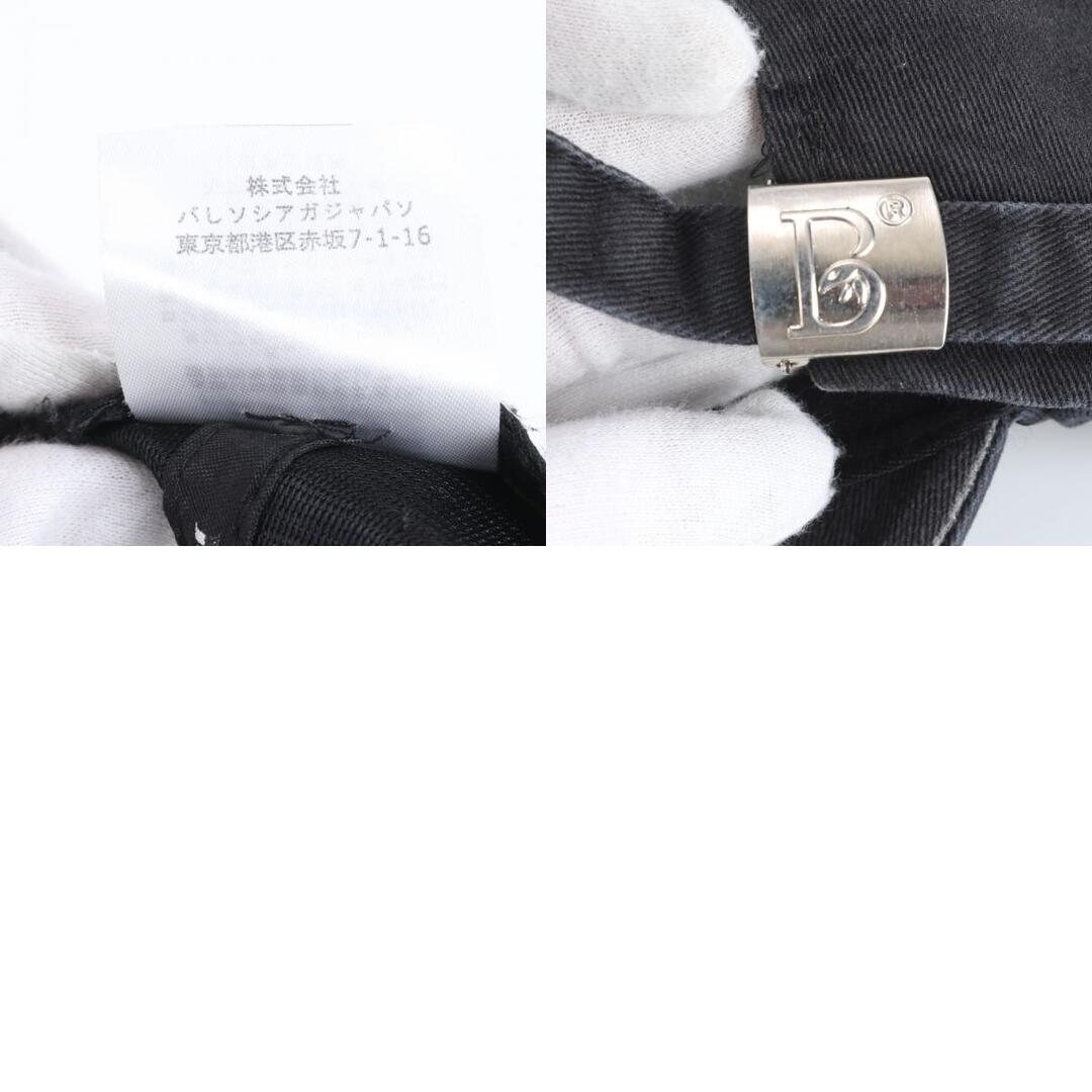 BALENCIAGA - バレンシアガ 刺繍 ロゴ ベースボール キャップ 帽子