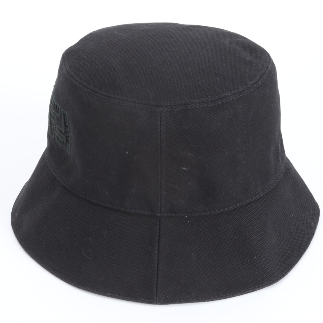 FENDI - 極美品 フェンディ ロゴ バケット ハット バケハ 帽子 FXQ801